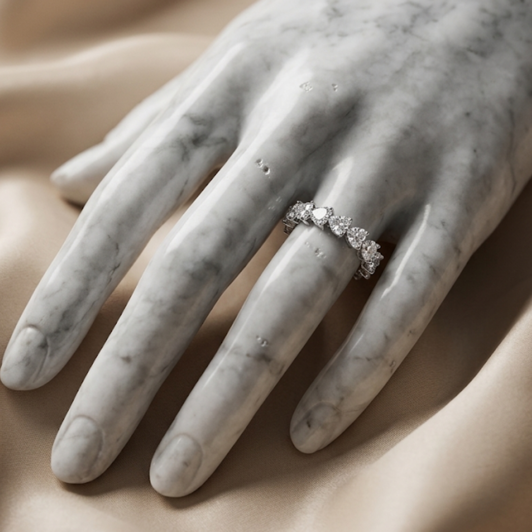 Heart Eternity Ring
