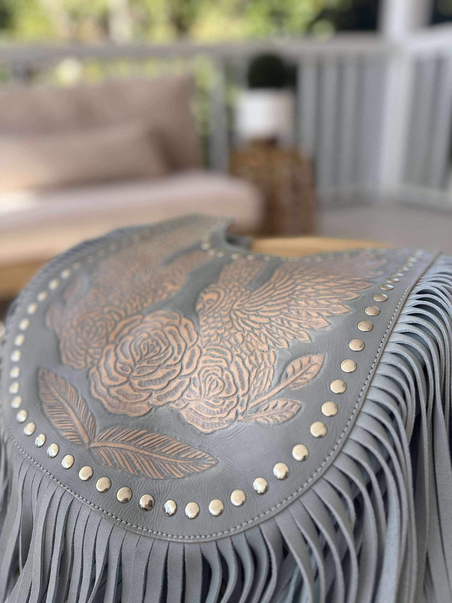 Dakota Fringe Boho Western Leather Bag