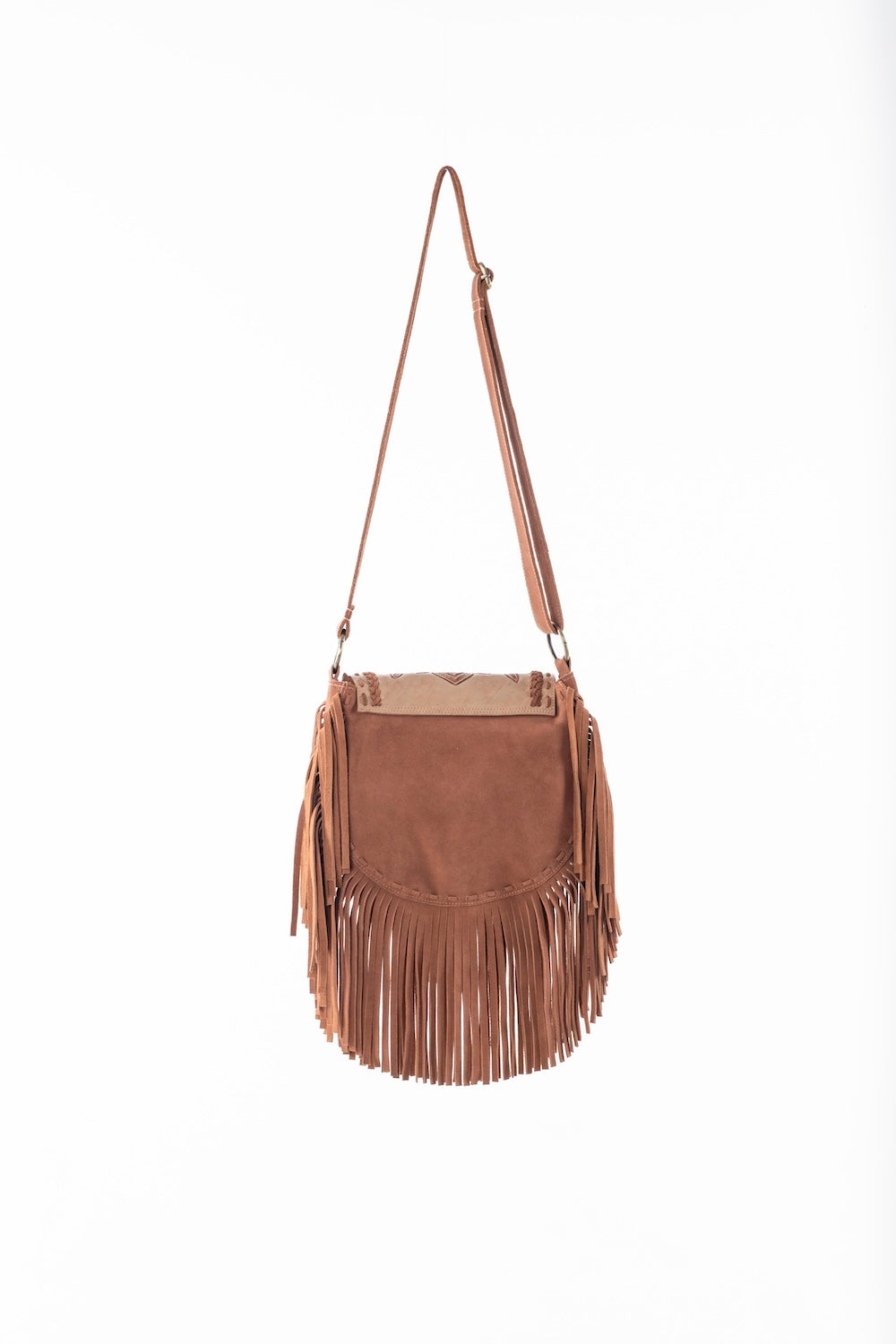 Kimberley Horseshoe Bag in Tan blends Western spirit