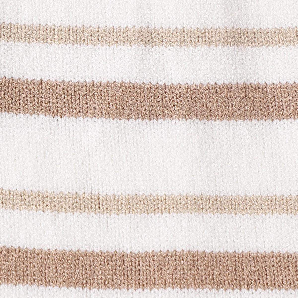 Chocolate Striped Frilly Knit Romper: A visual of the care instructions for the romper, emphasizing gentle hand wash, drip dry, and no tumble dry or ironing.