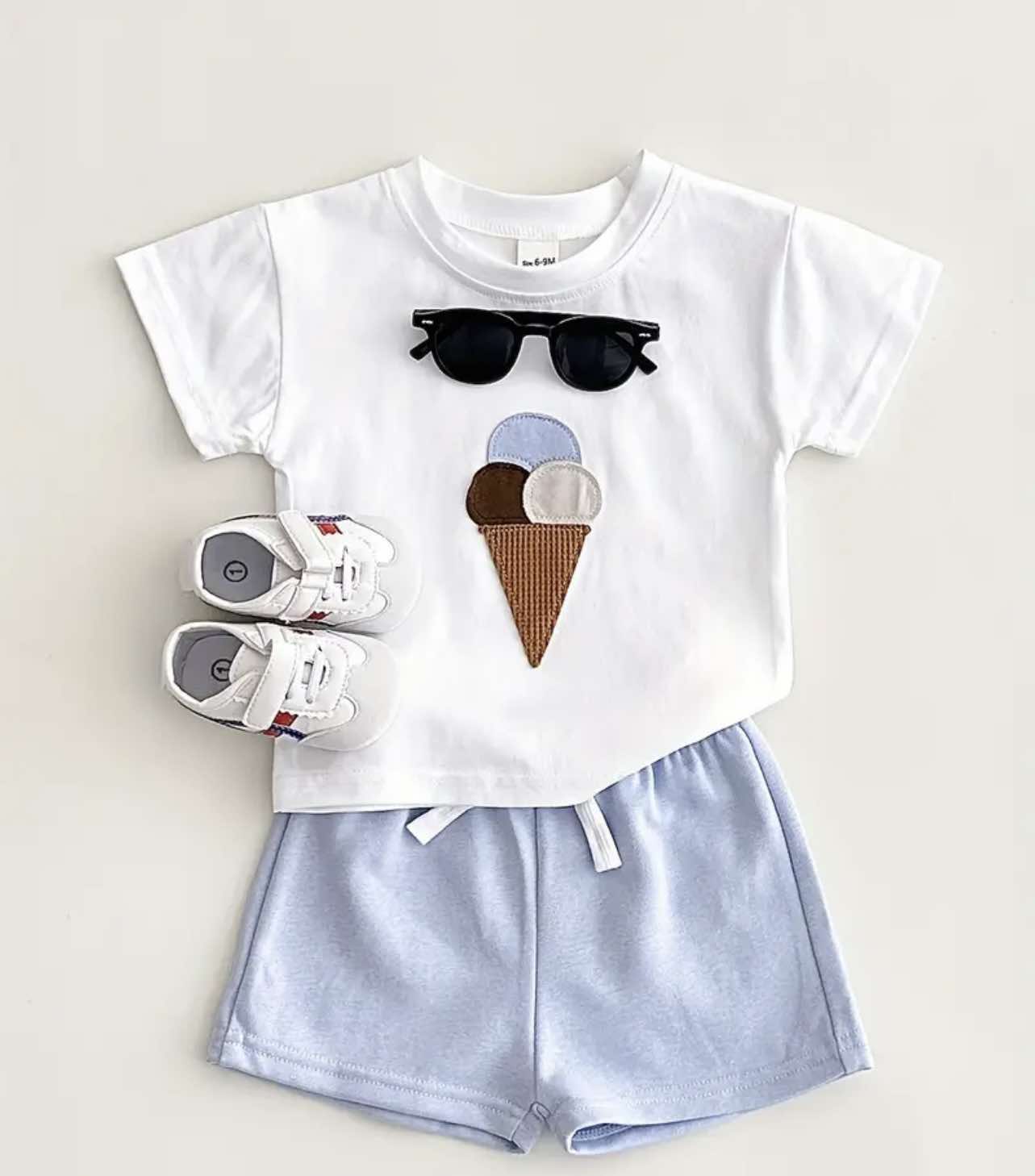 Cool and comfortable 2-piece toddler outfit for sunny Australian adventures