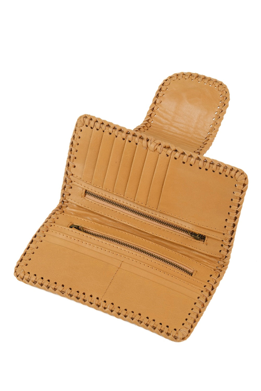 Dustwood Carved Wallet | Natural Tan