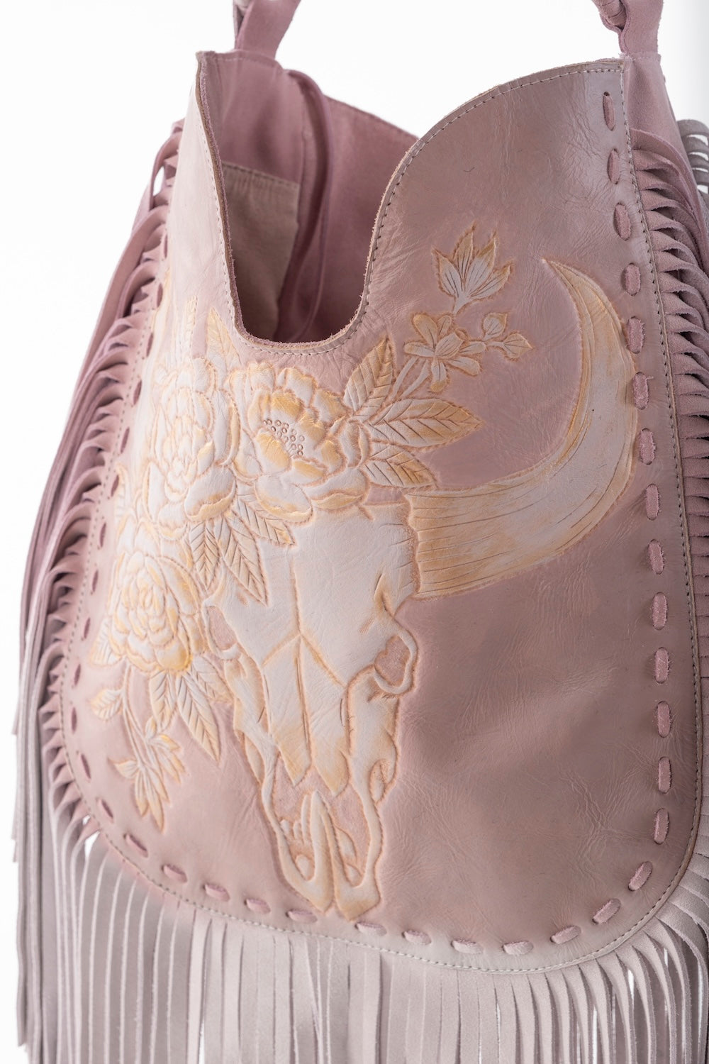Bindi Fringe Bag | Blush