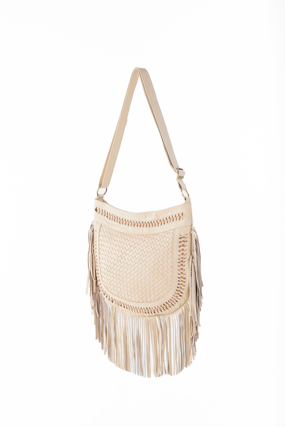 Aurora Weave Fringe Bag