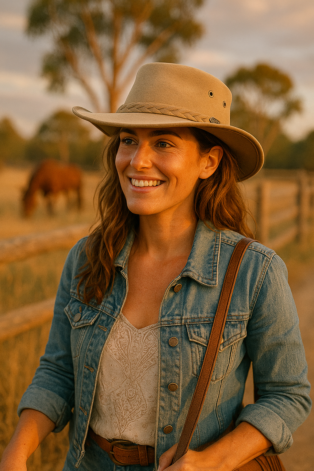 Durable Suede Leather, Wide Brim, Sun Protection, and Showerproof for All-Day Comfort Outdoors