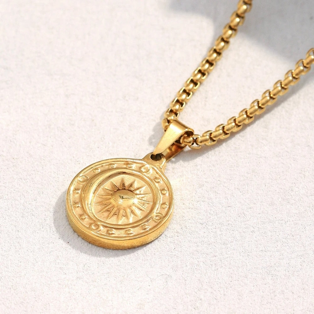 Stylish gold pendant necklace from House of Hide Australia, refined handcrafted jewellery design.