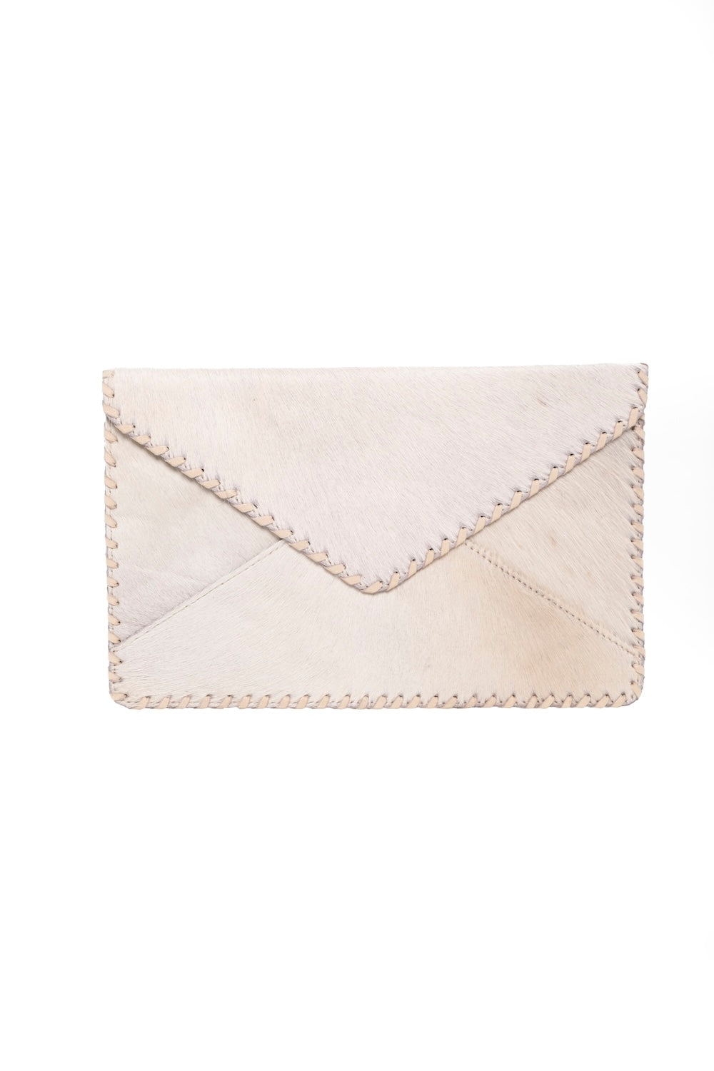 Hand-cut from genuine pale tan cowhide