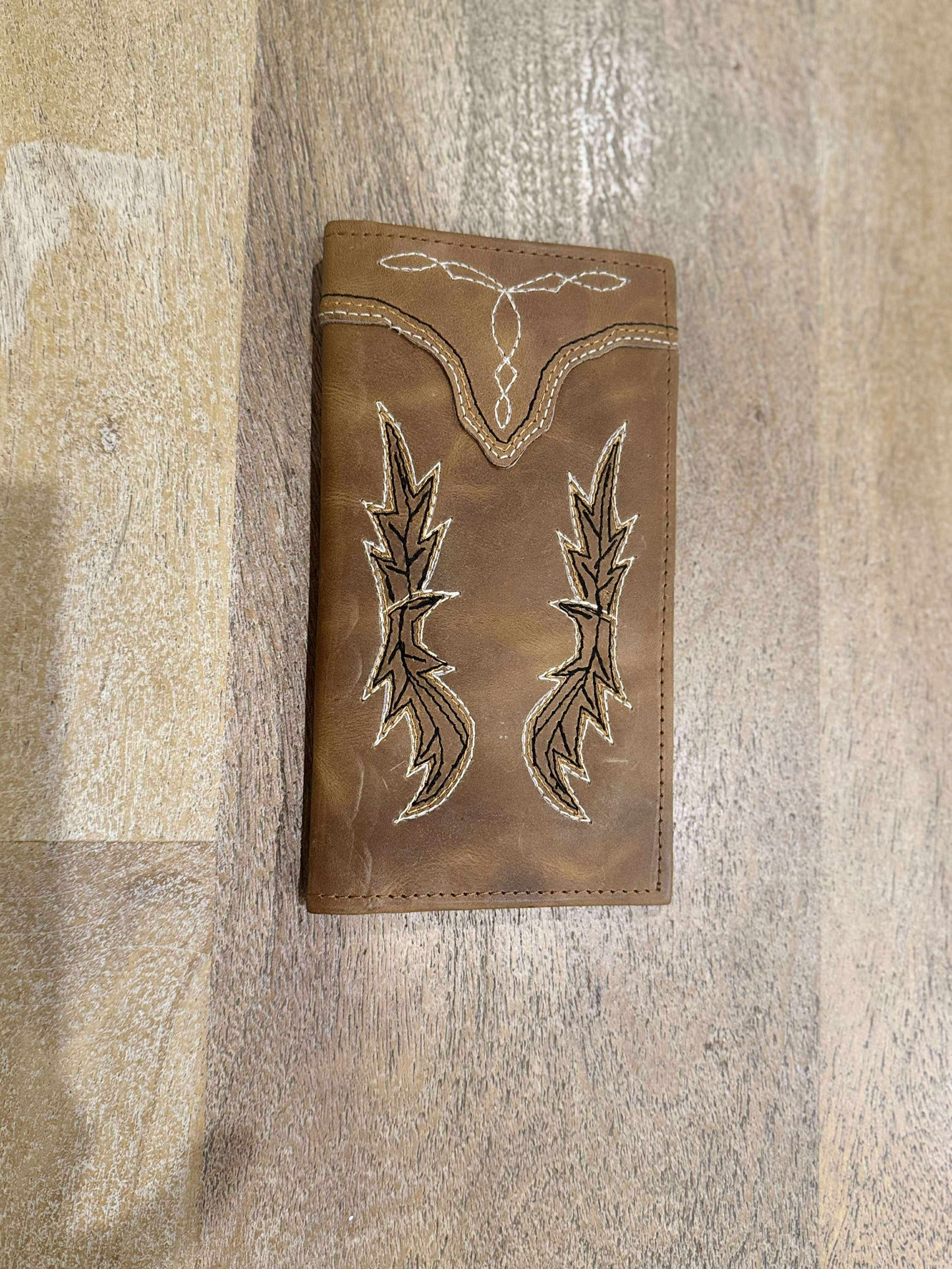 Handmade cowhide leather Rodeo Wallet for women