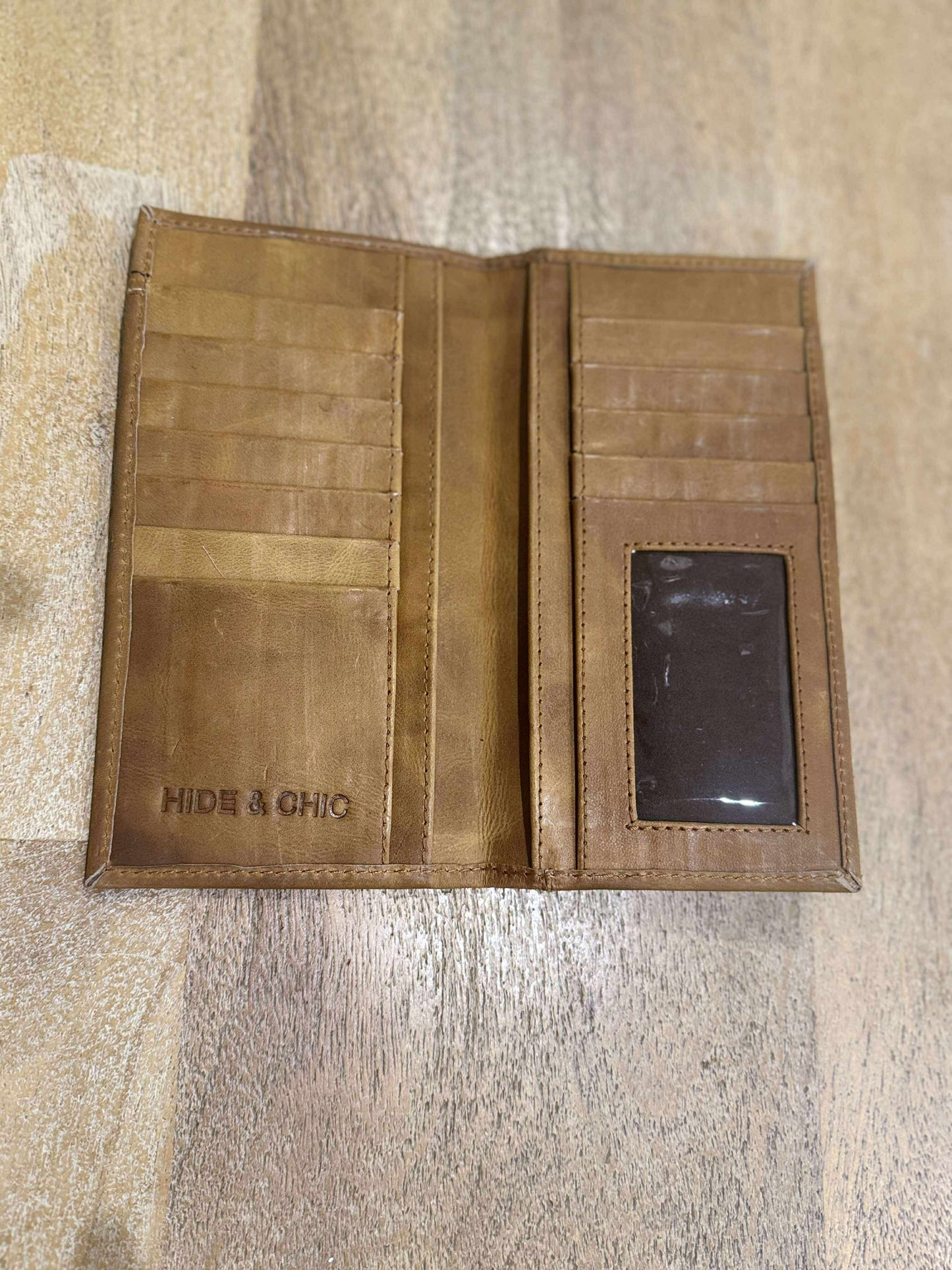 Handmade cowhide leather Rodeo Wallet for women and men