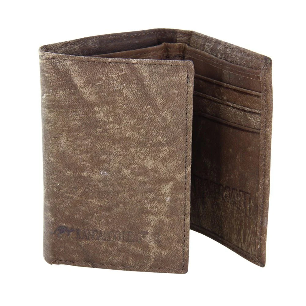 Barmah Kangaroo Leather 2 Fold Wallet - Hickorystone perfect gift for men