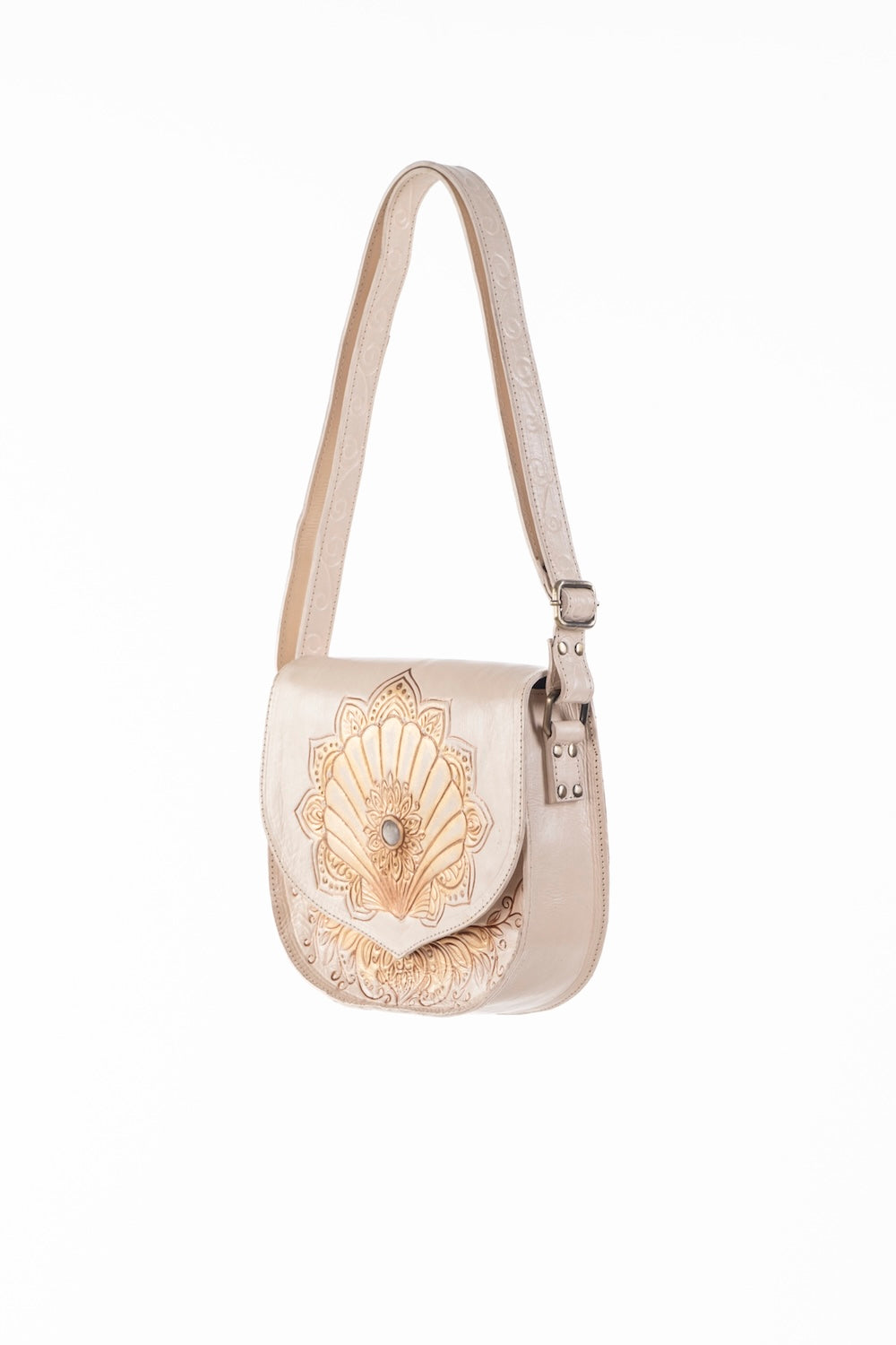 Mia Shell Bag in Off White
