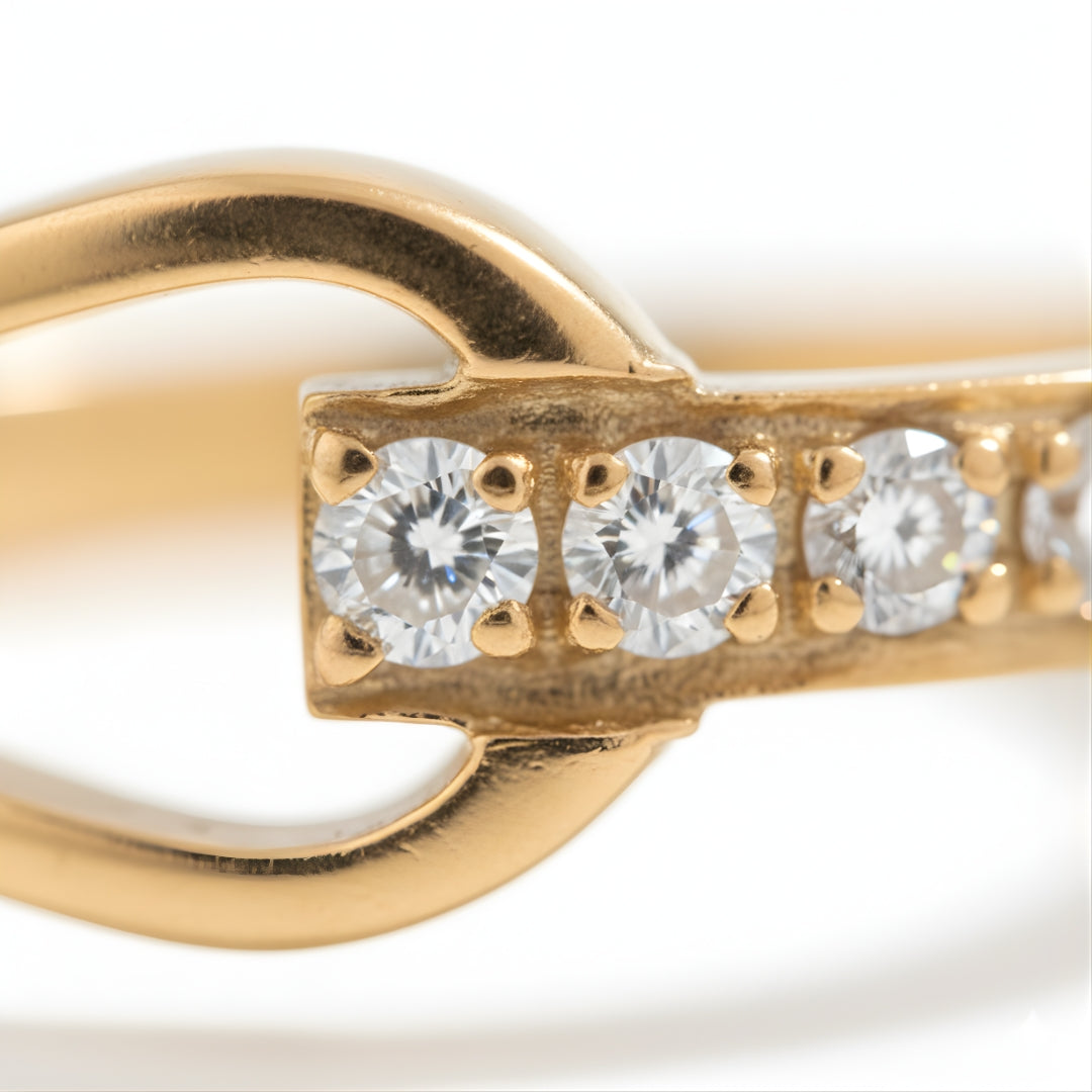 Stylish Radiance Mosaic Ring Perth Australia House of Hide versatile stainless steel ring for daily elegance and refined style