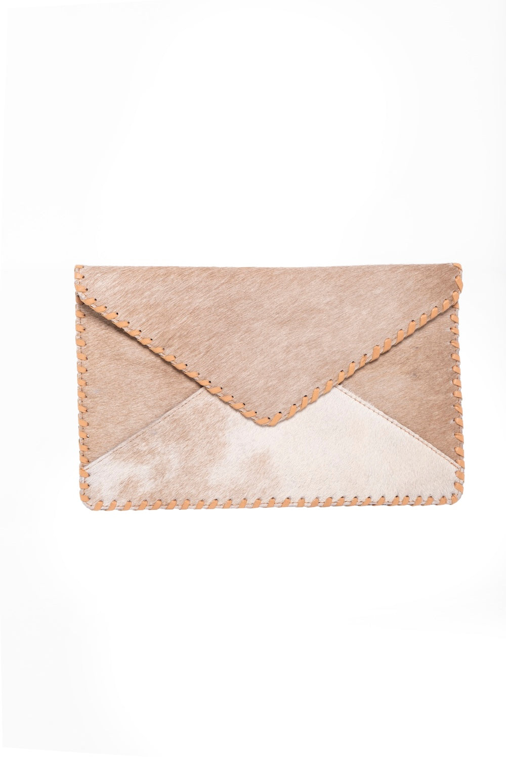 The Tan Cowhide Clutch
