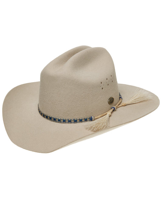 Statesman Great Divide Hat Light Cream — Australian western hat, available at House of Hide WA