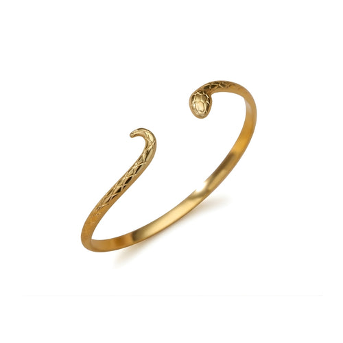 Serpentine Gold Bracelet