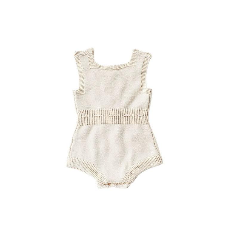 100% cotton knitted baby jumpsuit