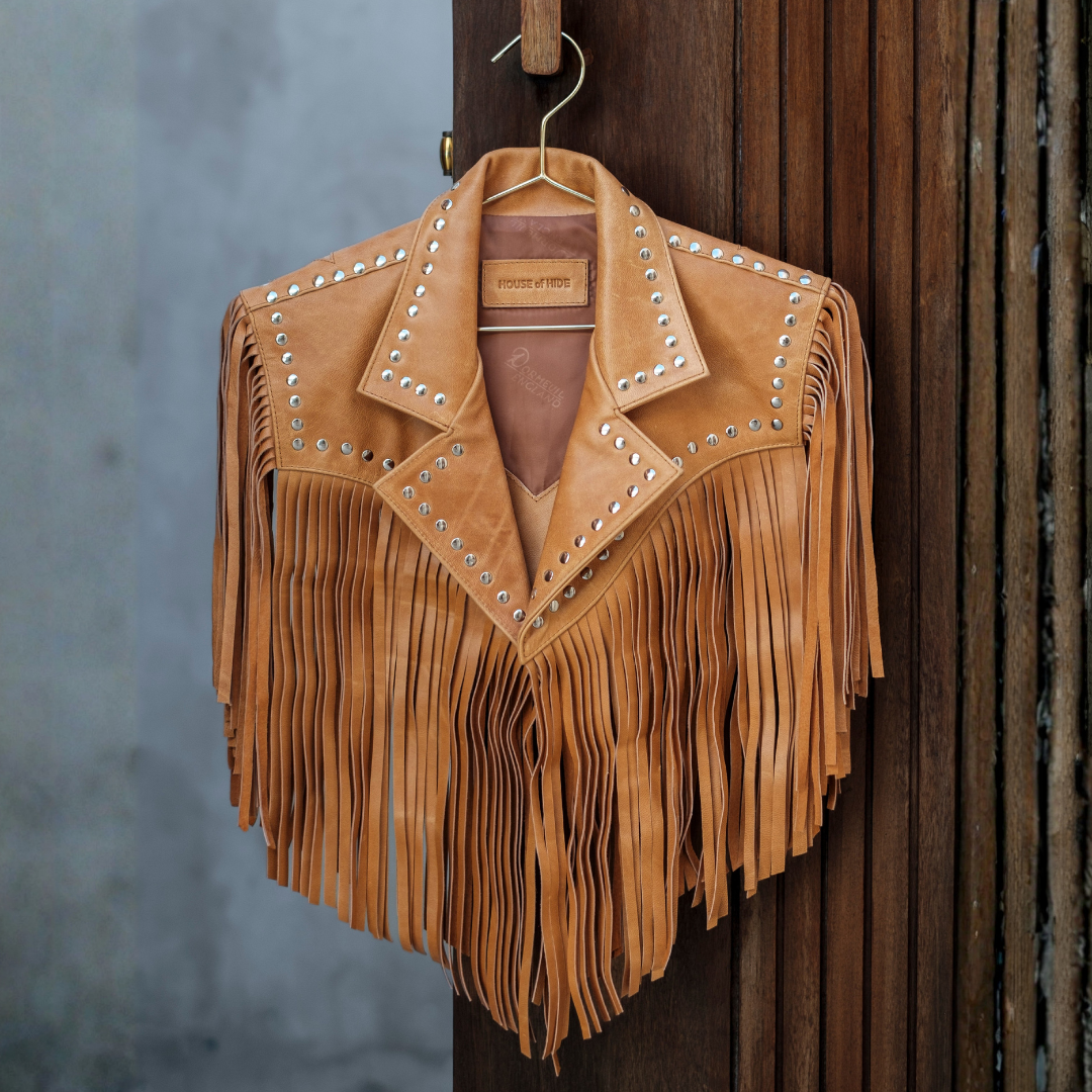 Lone Star Fringe Bolero | Tan on Tan