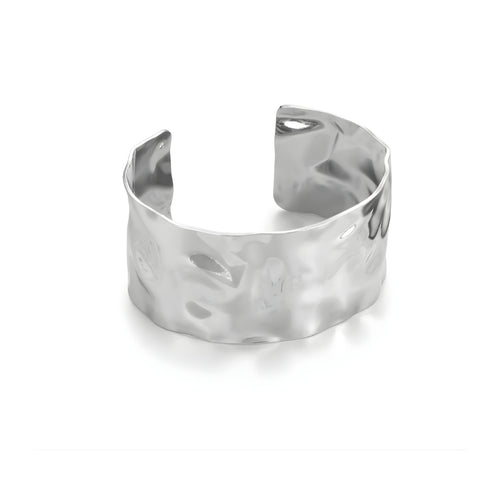 Céleste Silver Wide Cuff