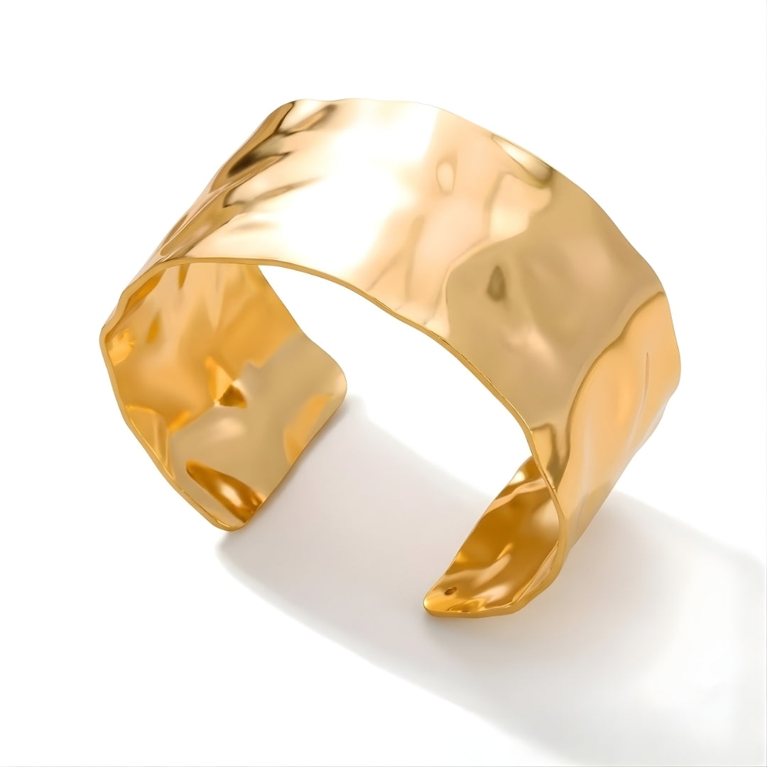Golden Céleste Wide Cuff