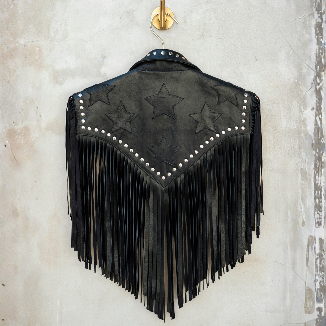 Lone Star Fringe Bolero | Black