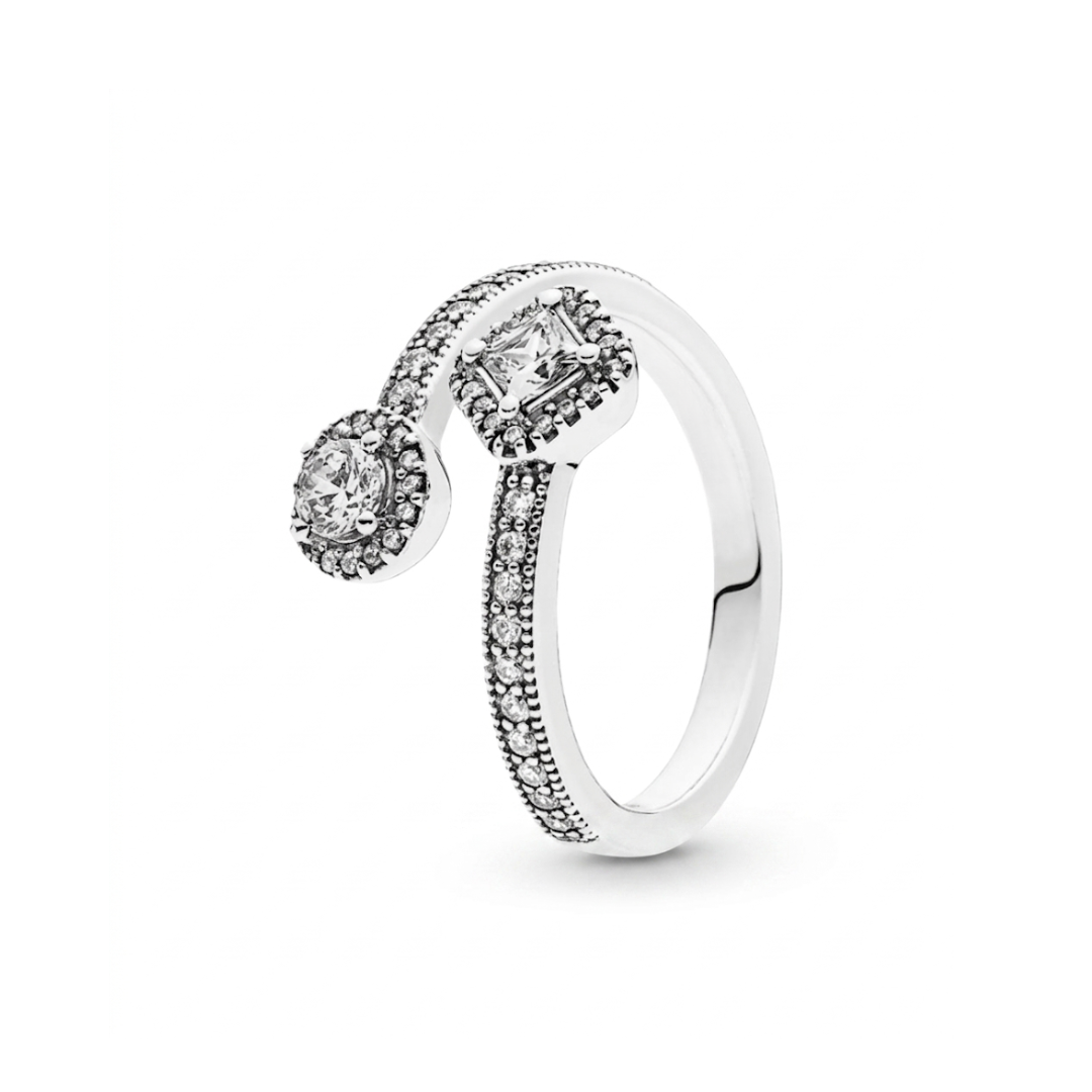 Duo Halo Open Ring