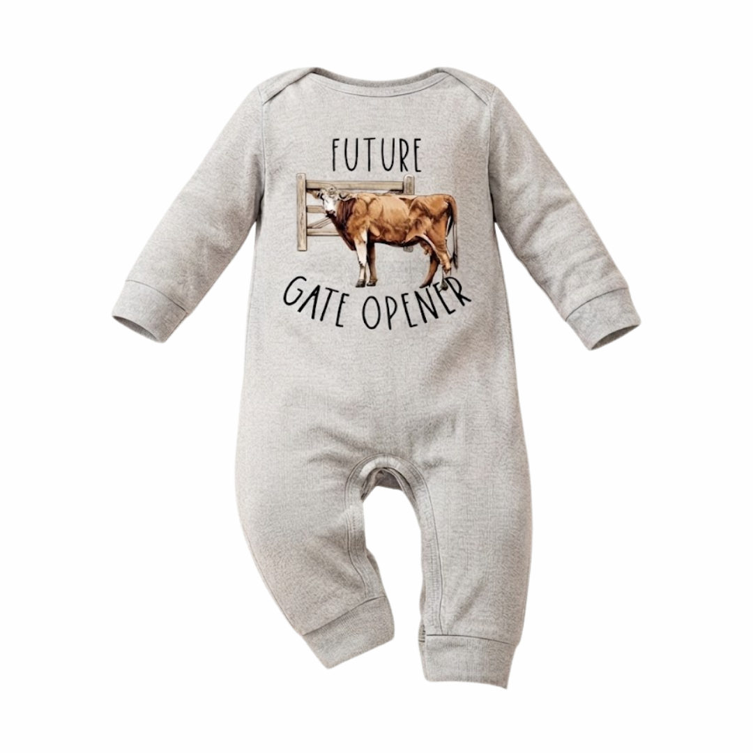 Future Gate Opener Romper | Grey