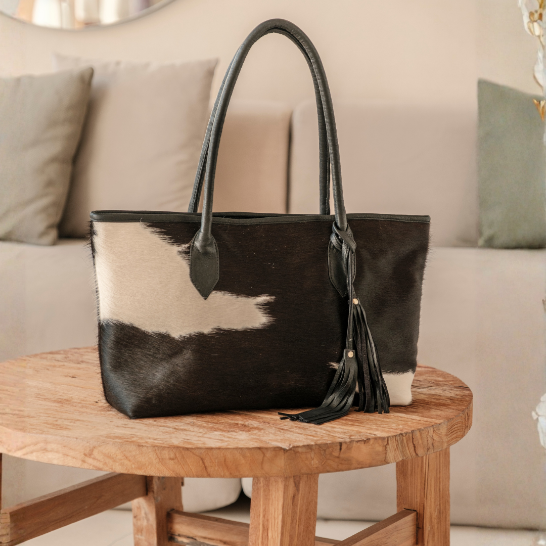 Rancher Cowhide Bag | Black
