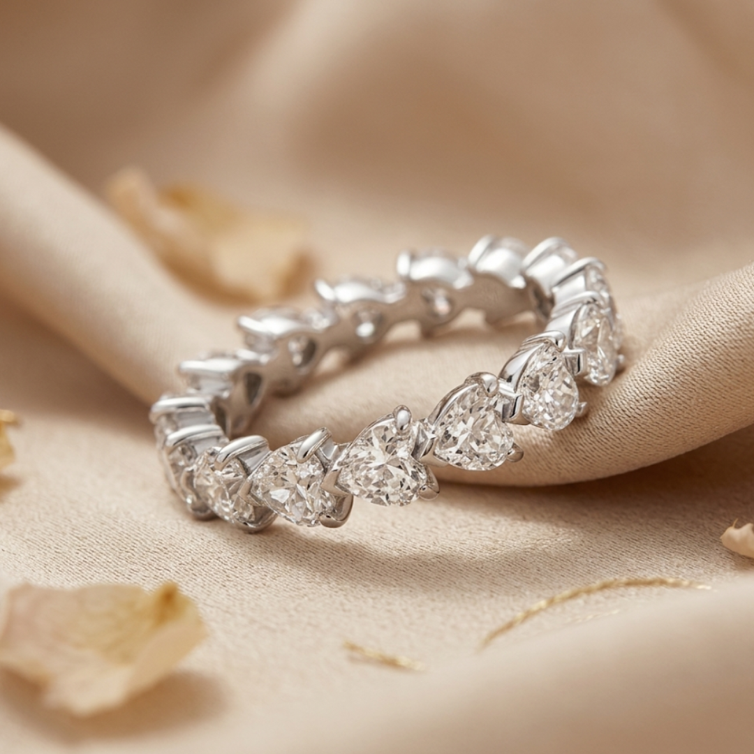 Heart Eternity Ring