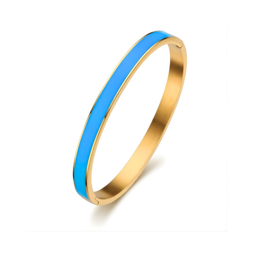 Celeste Enamel Luxe Steel Bracelet