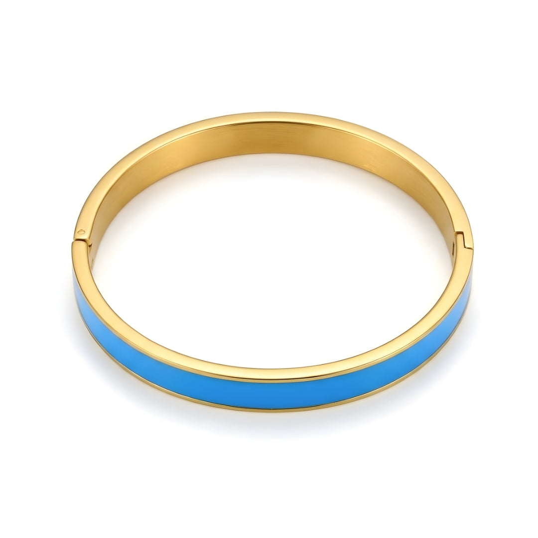 Celeste Enamel Luxe Steel Bracelet