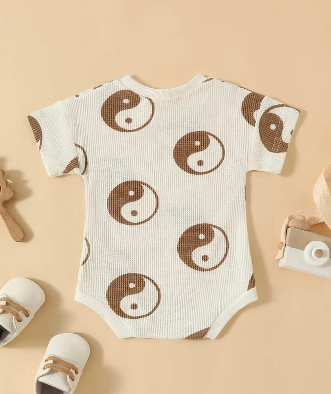 Ying Yang Pattern Bodysuit