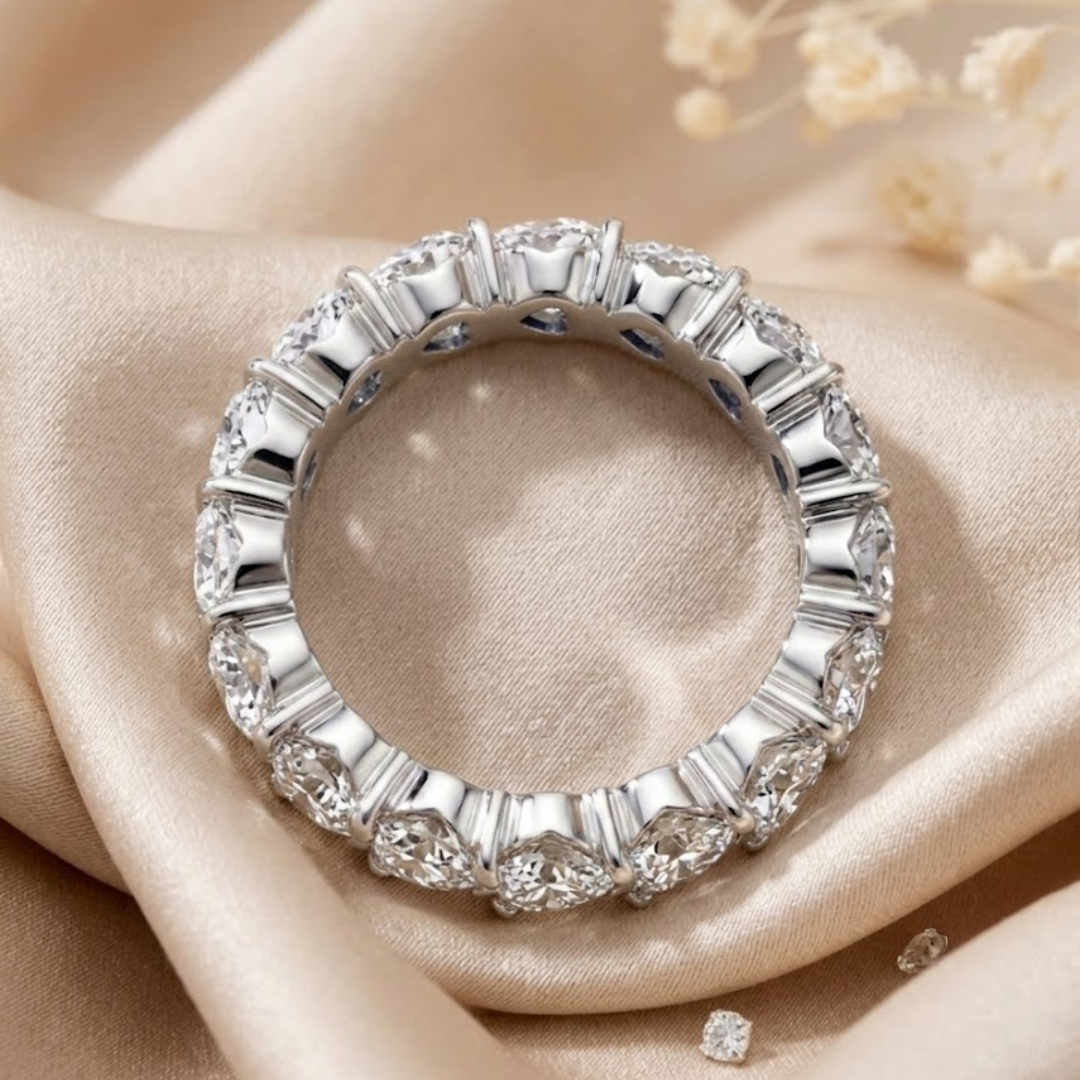 Heart Eternity Ring