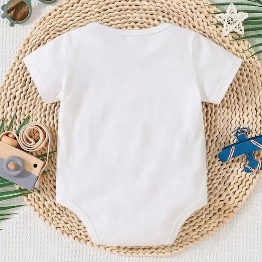 Future Gate Opener Baby Onesie | White