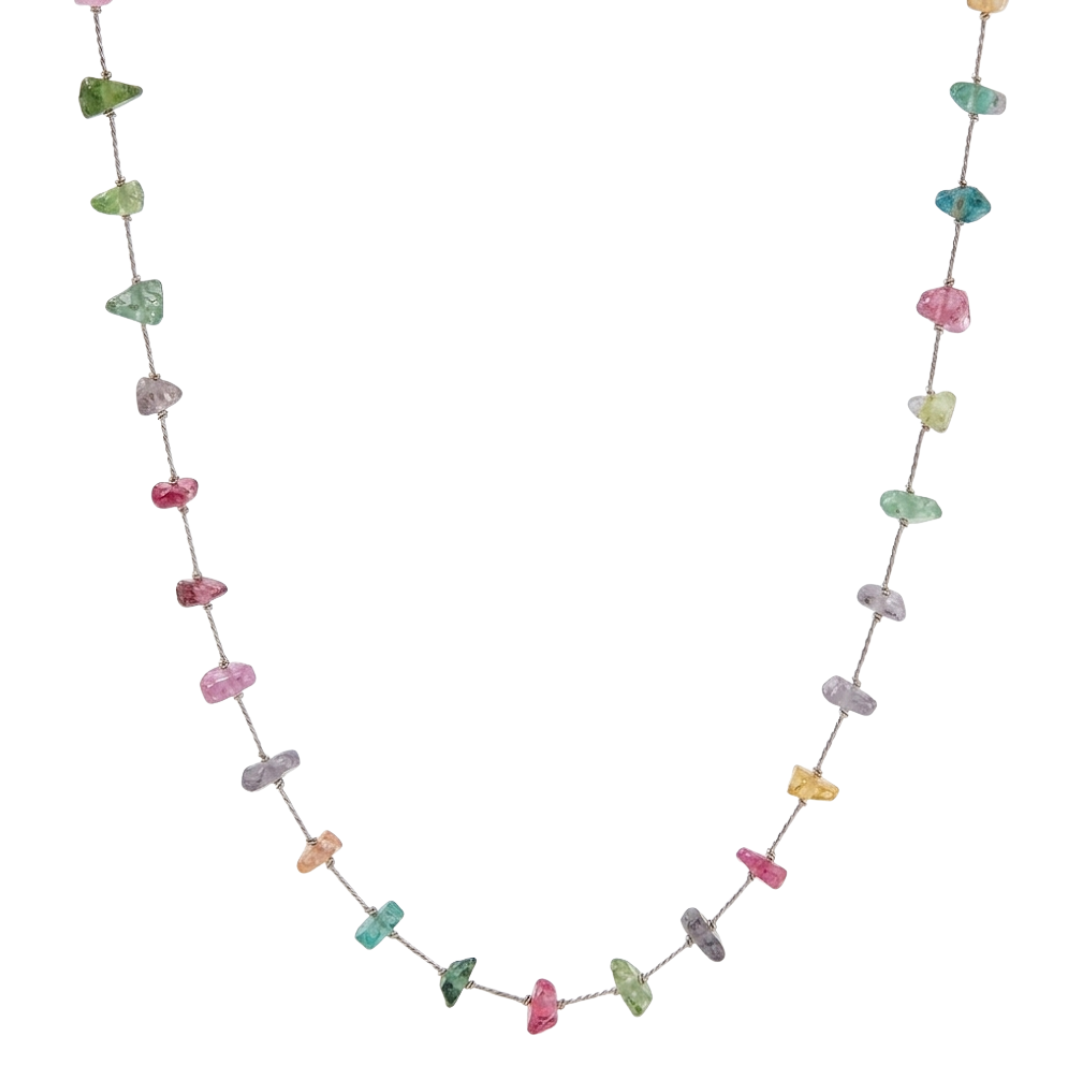 Pastel Multi-Stone Necklace