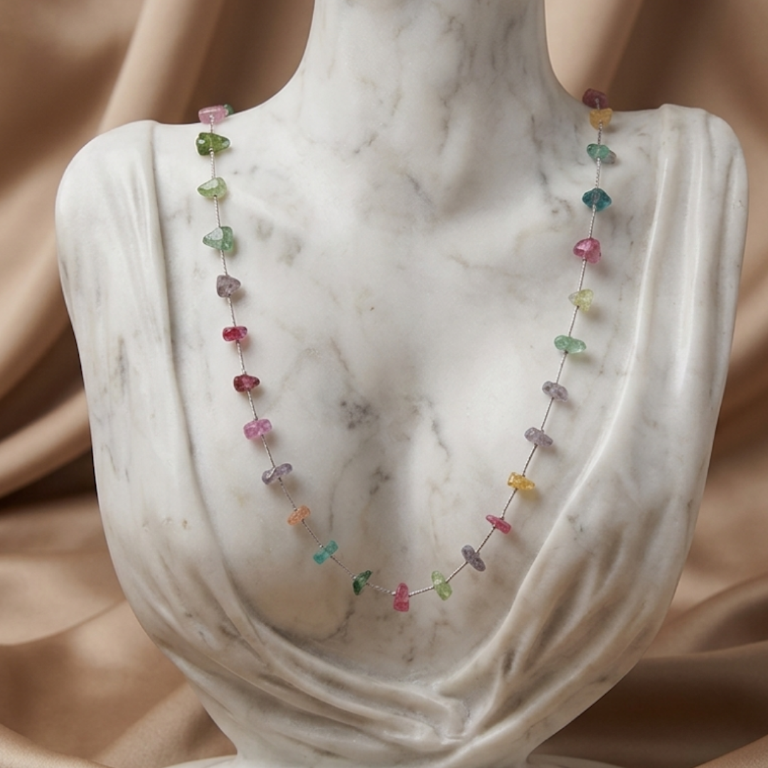 Pastel Multi-Stone Necklace