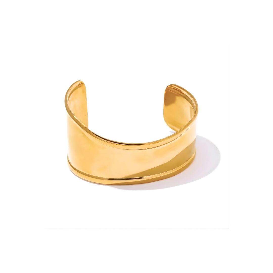 Luxe Bone Cuff Golden Bracelet