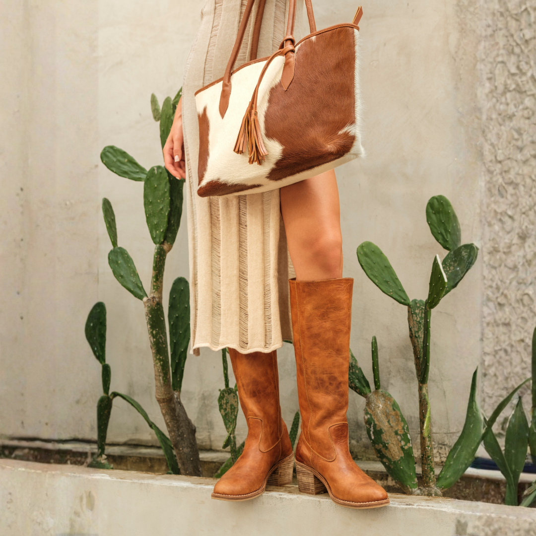 Rancher Cowhide Bag | Brown