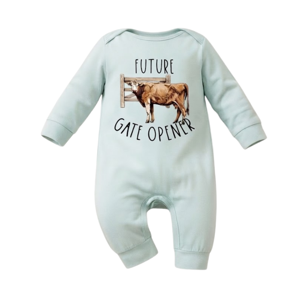 Future Gate Opener Romper | Mint Green