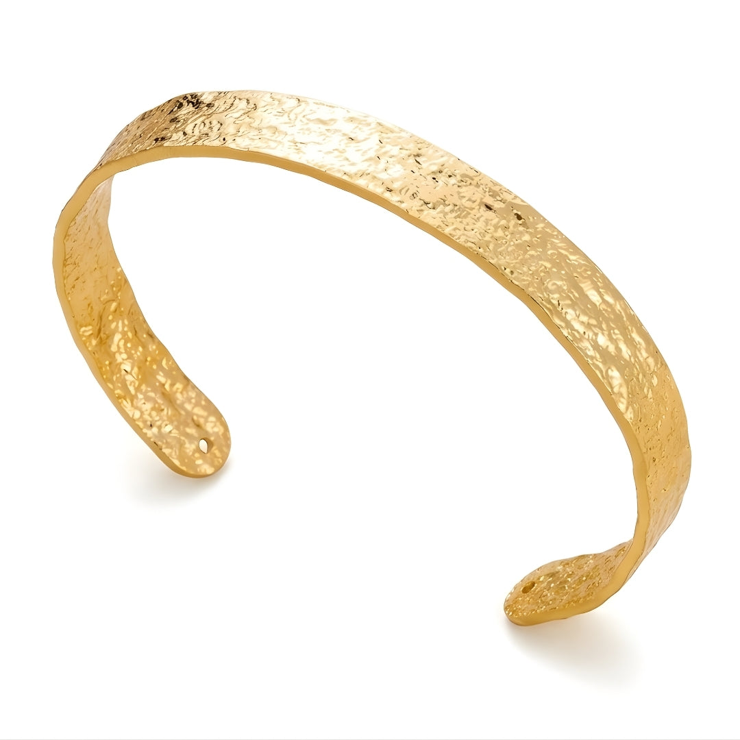 Gold Ridged Bracelet