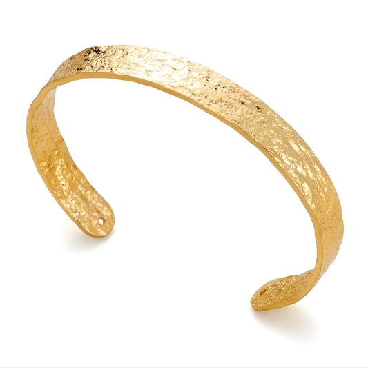 Gold Ridged Bracelet