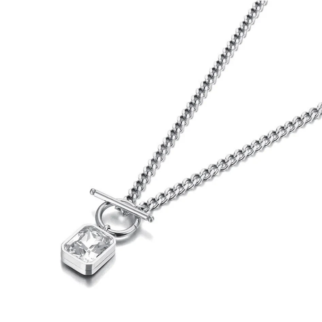 Lumière Crystal Chain Necklace