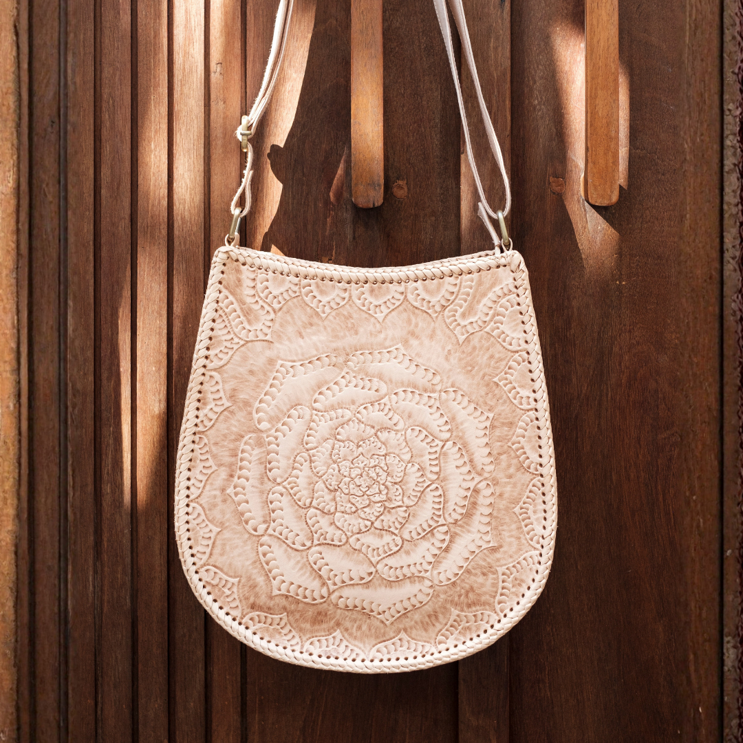 Rosa Crossbody Bag | Cream White