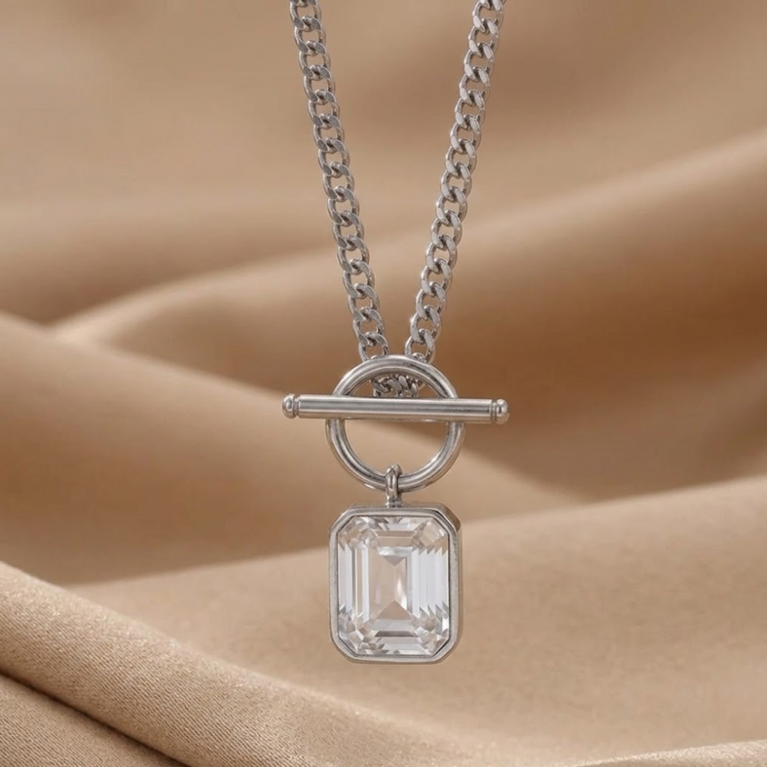 Lumière Crystal Chain Necklace
