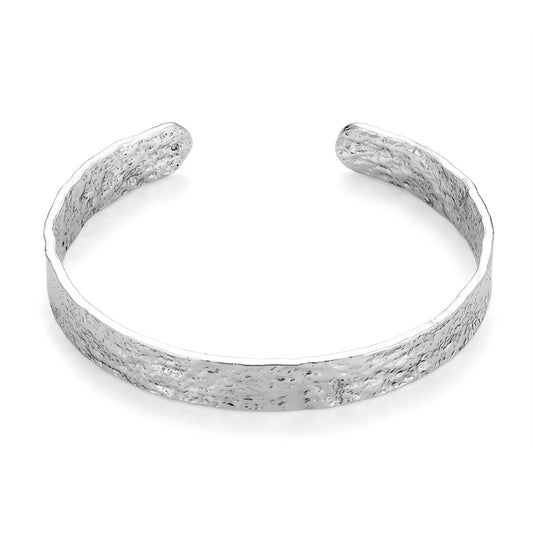 Silver Ridged Bracelet