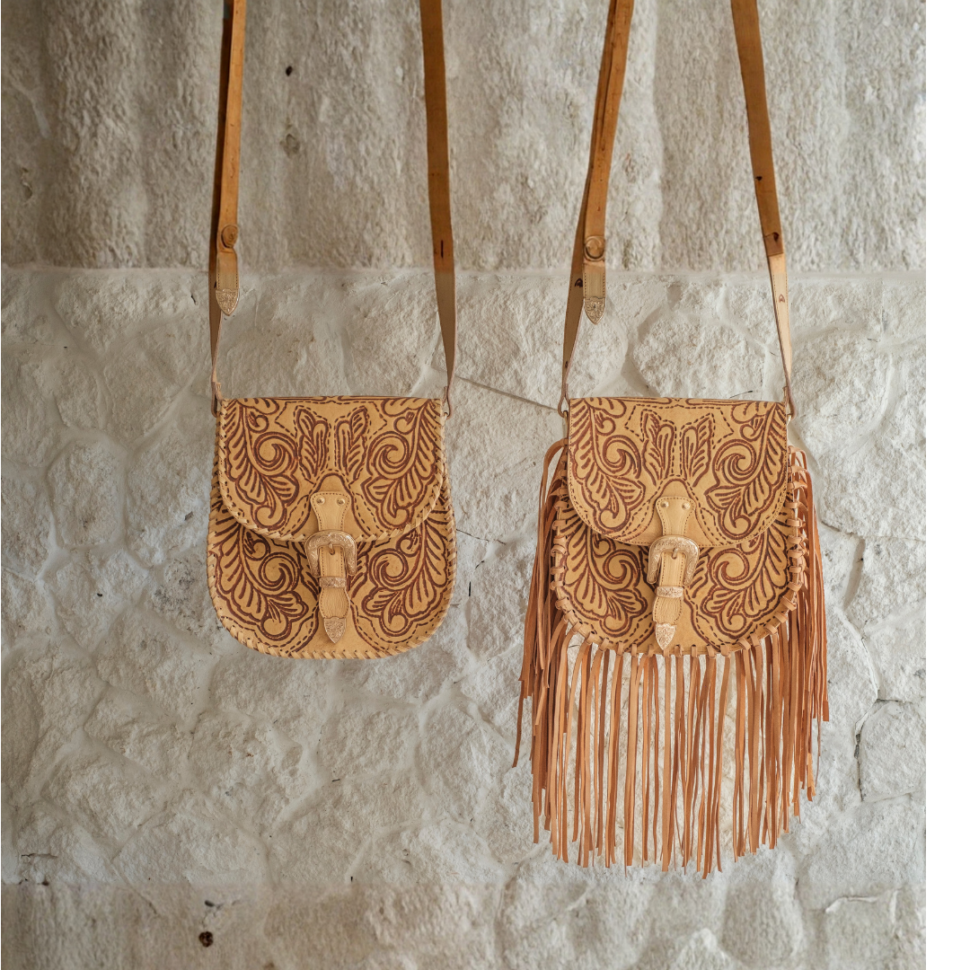 Indie Sky Leather Bag | Tan
