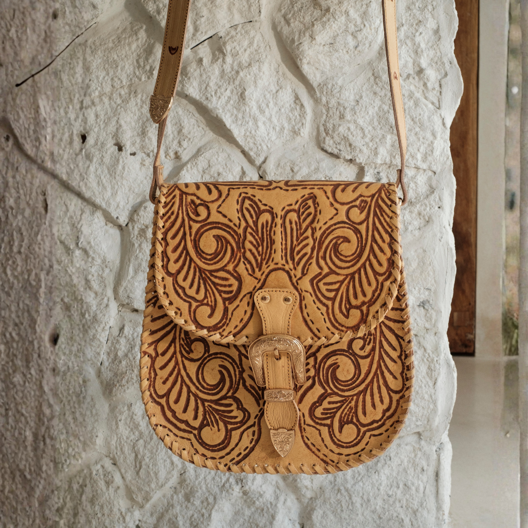 Indie Sky Leather Bag | Tan