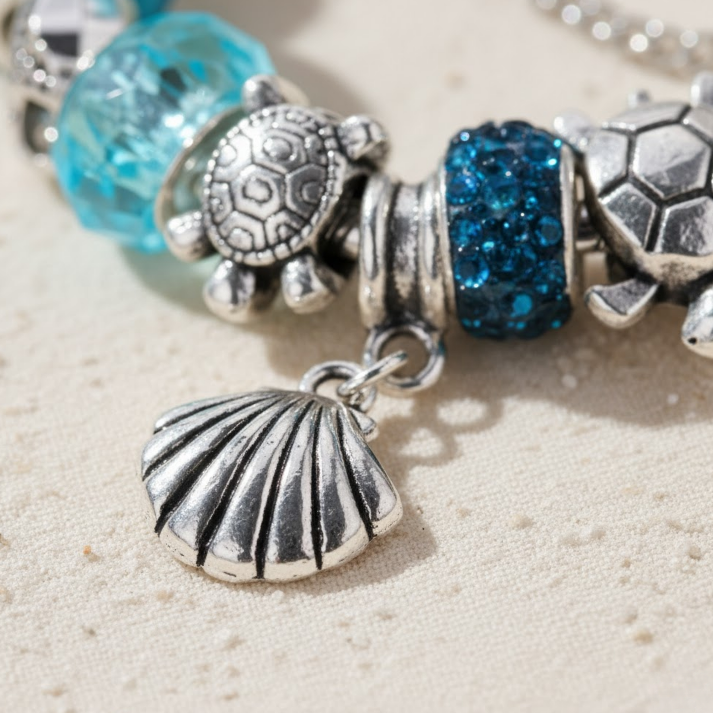 Oceanic Azure Tide Bracelet Perth Australia House of Hide artisanal turquoise bracelet symbolising serenity and longevity