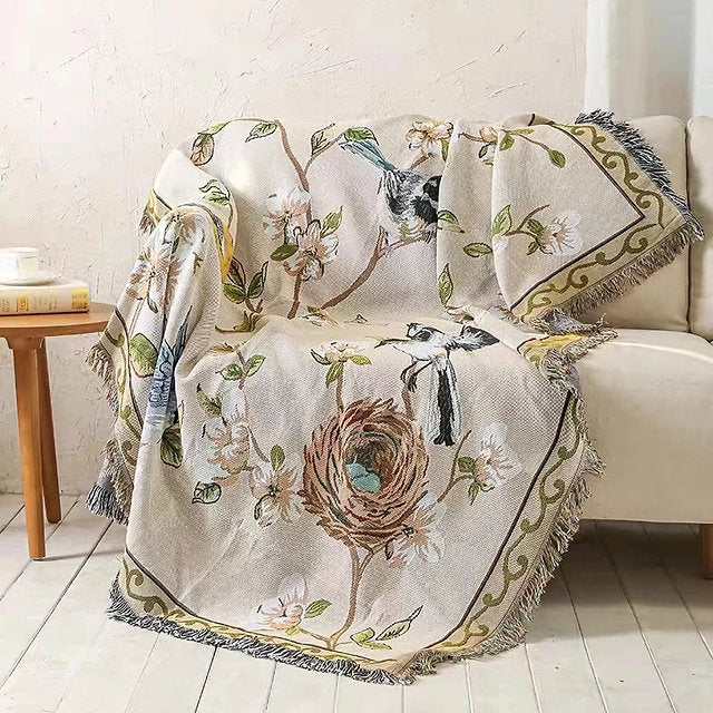 BOHO BIRDY Throw / Blanket / Beach Rug