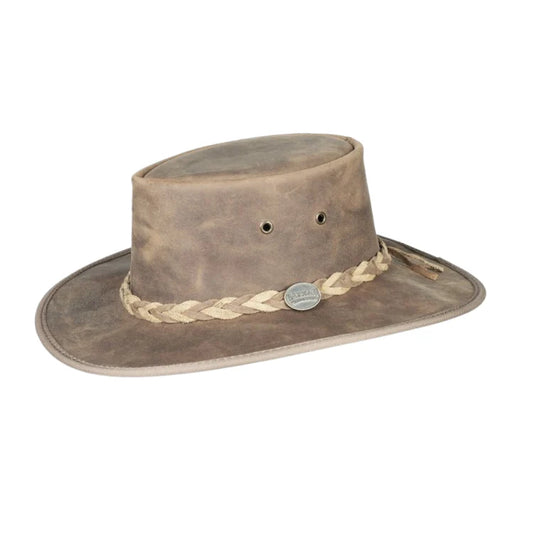 Barmah 1022HI Squashy Bronco Hat | Hickory Two Tone