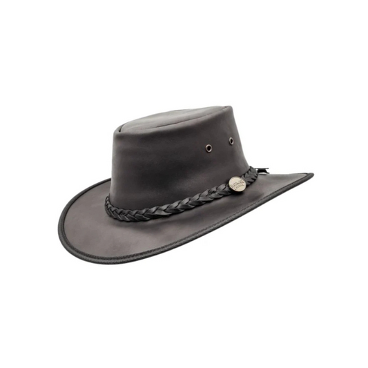 Barmah 1026 Squashy Full Grain Leather Hat black australia best outback hat